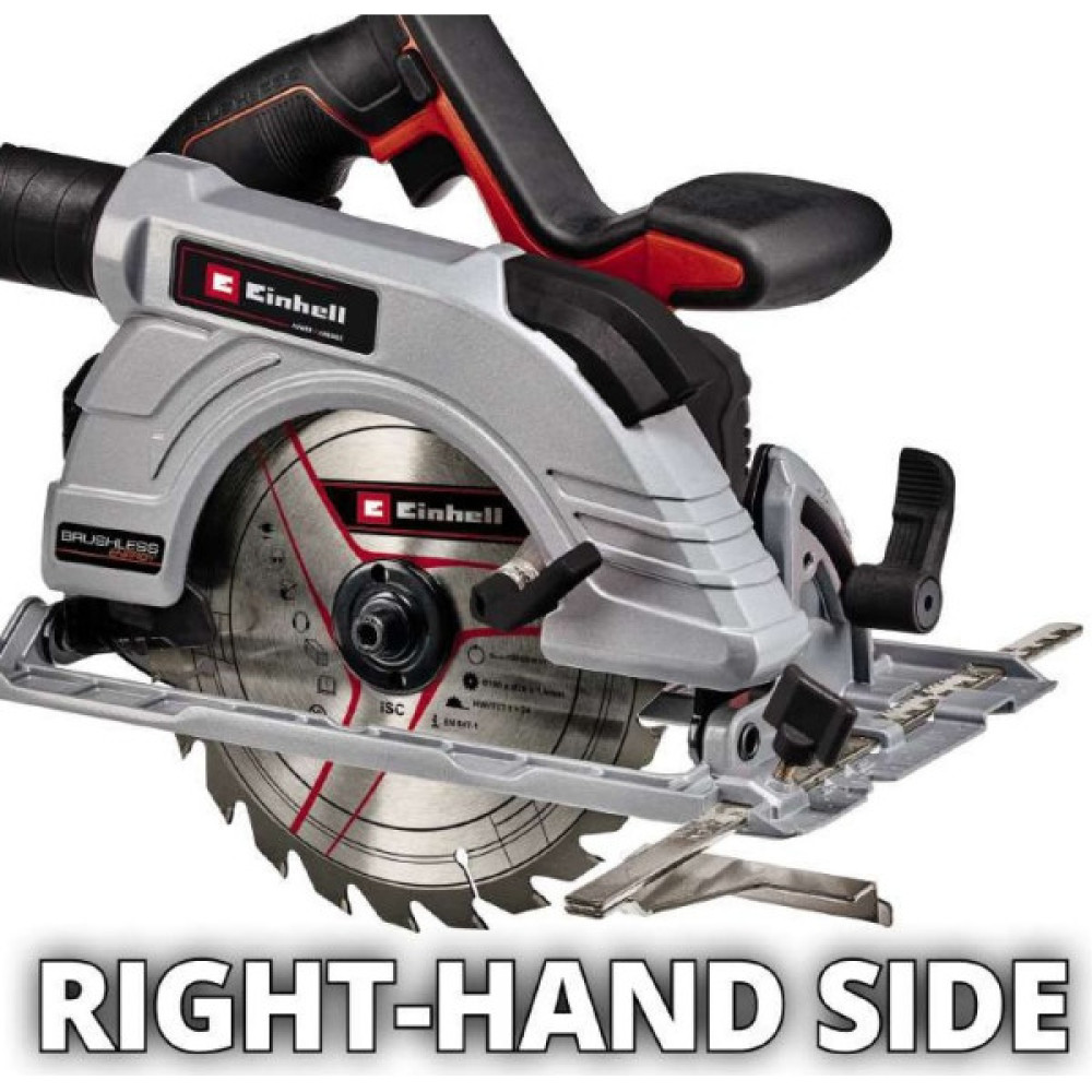 Пила дискова акумуляторна Einhell Professional TE-CS 18/190LI BL PXC 18В 190х20мм 3.23кг без АКБ та ЗП