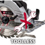 Пила дискова акумуляторна Einhell Professional TE-CS 18/190LI BL PXC 18В 190х20мм 3.23кг без АКБ та ЗП