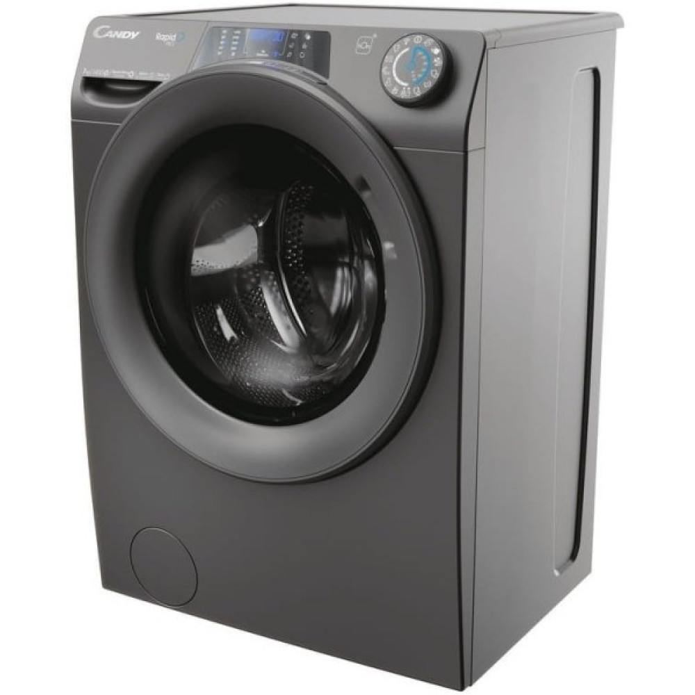 Пральна машина Candy фронтальна, 7кг, 1400, A+++, 45см, дисплей, пара, інвертор, cріблястий