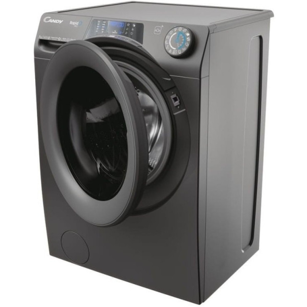 Пральна машина Candy фронтальна, 7кг, 1400, A+++, 45см, дисплей, пара, інвертор, cріблястий