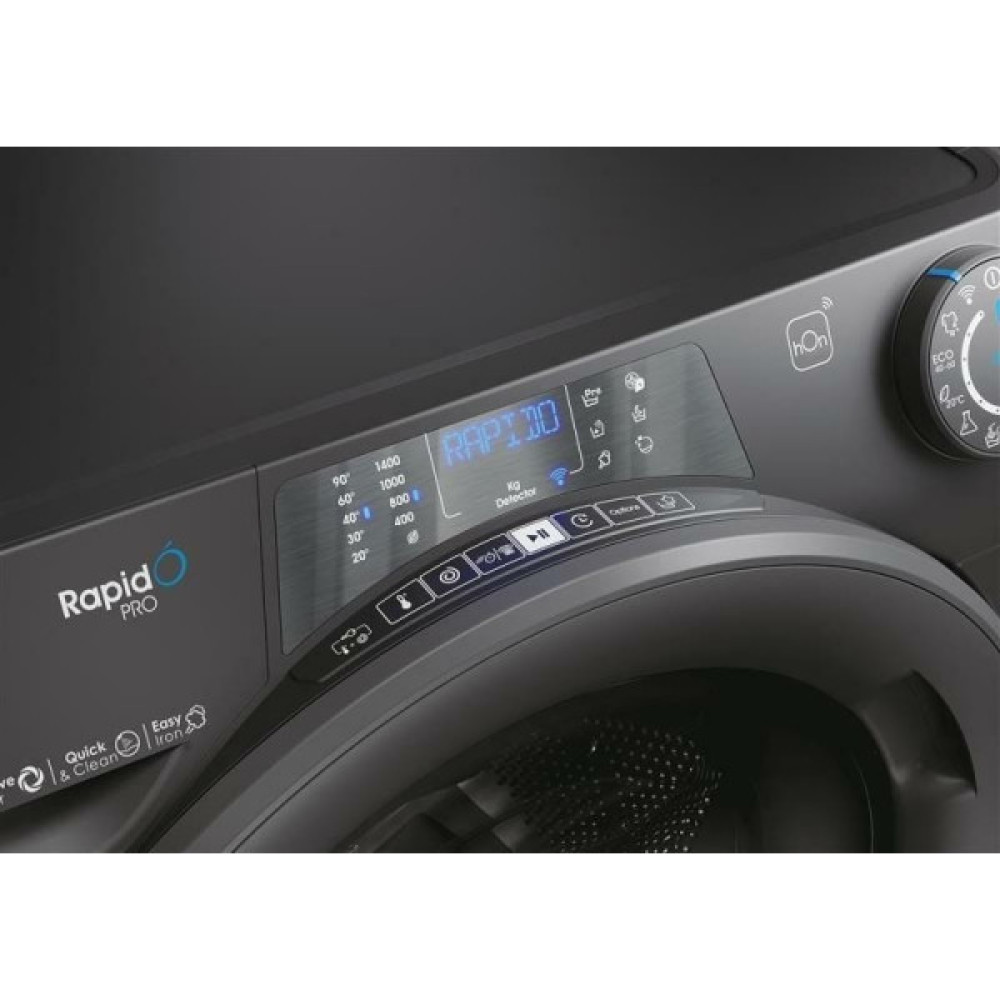 Пральна машина Candy фронтальна, 7кг, 1400, A+++, 45см, дисплей, пара, інвертор, cріблястий