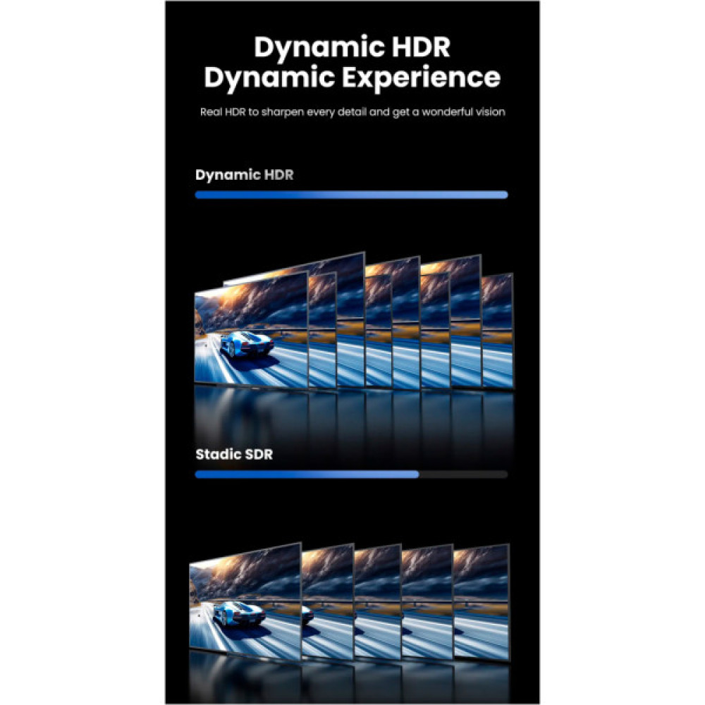 Кабель мультимедійний DisplayPort M to DisplayPort M 3.0m 16K DP118 black Ugreen (25862)