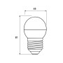 Лампочка Eurolamp LED ECO серия "P" G45 7W 700Lm E27 4000K (LED-G45-07274(P)) Лампочка Eurolamp LED ECO серия "P" G45 7W 700Lm E27 4000K (LED-G45-07274(P))