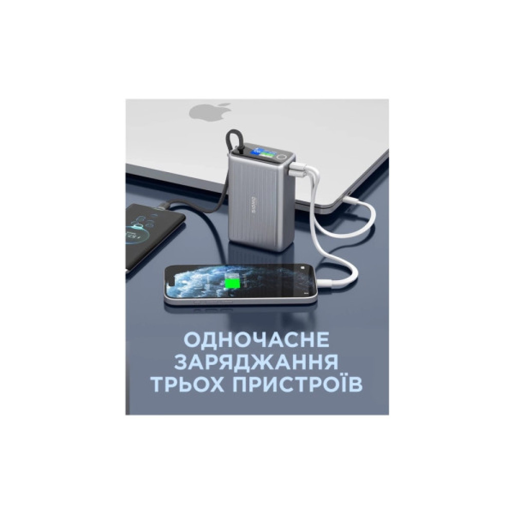 Батарея універсальна Sigma X-power SI25A5QLX 25000mAh, 100W (4827798848715)