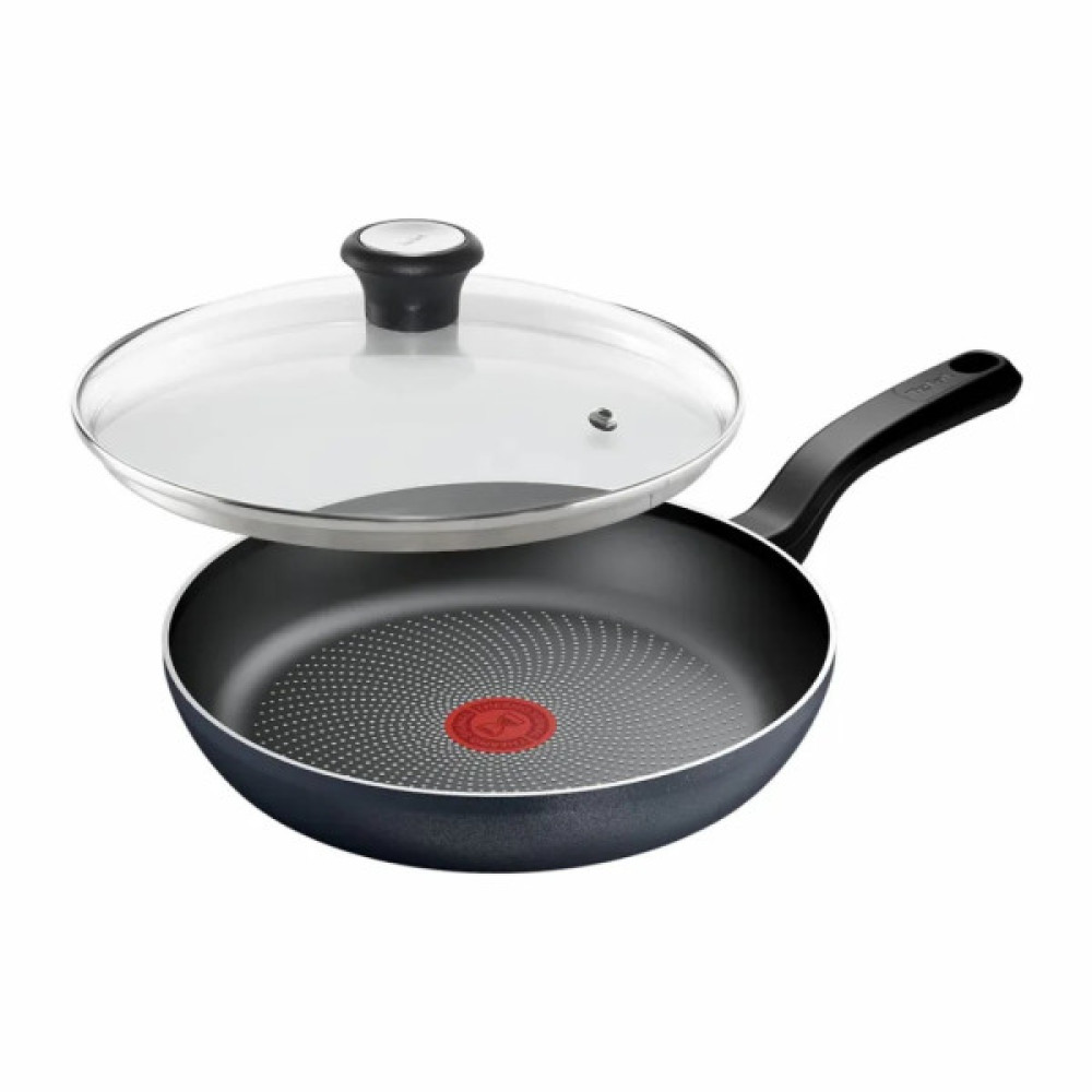 Сковорода Tefal So'' Light 26 см, алюміній, бакеліт, скло, чорний (H0560542_SET)