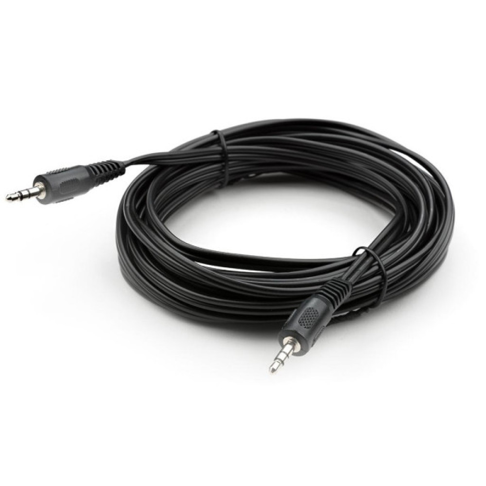 Кабель мультимедійний 3.5mm M to 3.5mm M 5.0m Vinga (VCPDCJ35MM5BK)