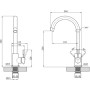 Змішувач Agua Acero-INOX035 (CV023285) Змішувач Agua Acero-INOX035 (CV023285)