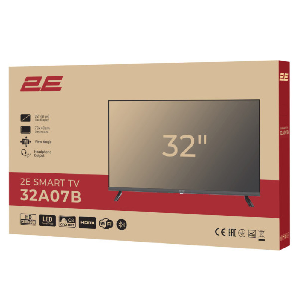 Телевізор 2E 2E-32A07B