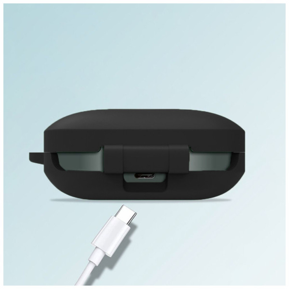 Чохол для навушників BeCover Silicon для OnePlus Buds Pro 2 Black (712016)