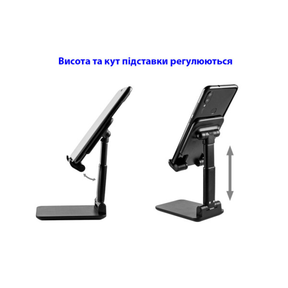 Підставка до планшета Dynamode smartphones/tablets 4-13 inches (Phone Stand black)