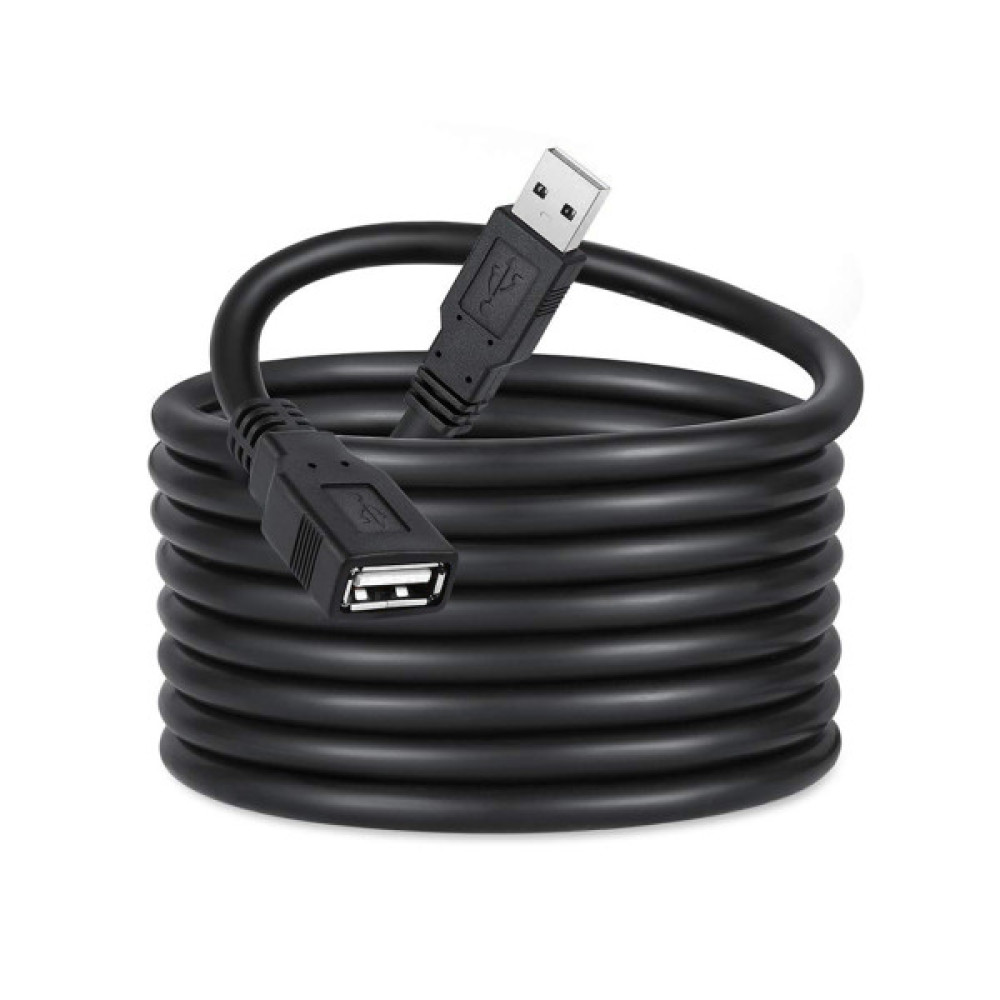 Дата кабель USB 2.0 AM/AF 1.8m black ColorWay (CW-CBUF076-BK)