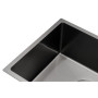 Мийка кухонна GRANADO Under top MAX STEEL S201 black (GS07201B)