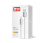 Дата кабель USB 2.0 AM to Lightning 2.0m 3A zinc alloy braided white ColorWay (CW-CBUL099-WT)