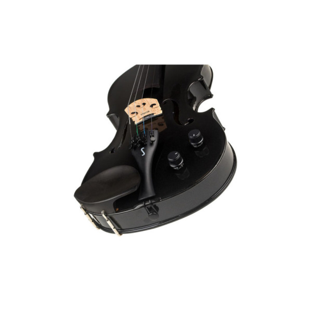 Скрипка Stentor Harlequin Electric Violin Outfit 4/4 Black (1515ABK)