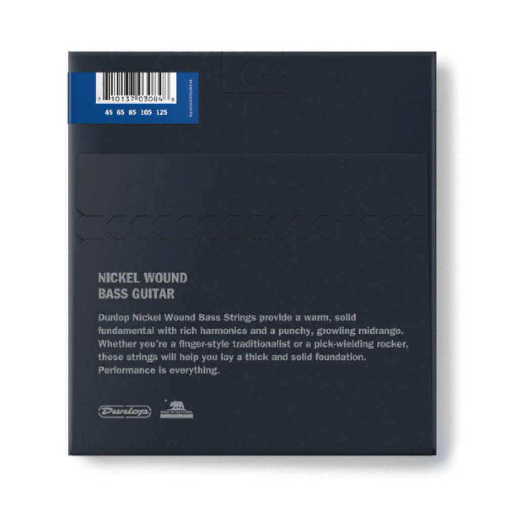 Струни для гітари Jim Dunlop Nickel Wound Bass Strings 45-125 | 5-String (DBN45125)