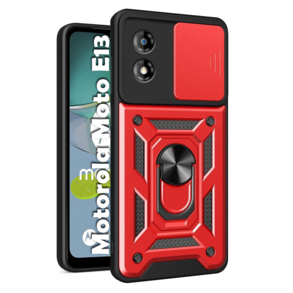 Чохол до мобільного телефона BeCover Military Motorola Moto E13 Red (709104) Чохол до мобільного телефона BeCover Military Motorola Moto E13 Red (709104)