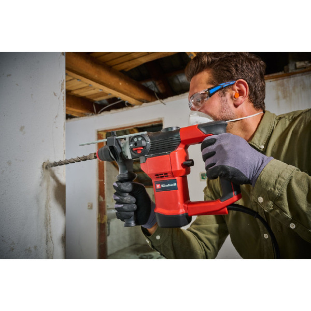 Перфоратор Einhell TC-RH 28 3F, 950 Вт, SDS+, бочковий, 3.5 Дж, 990 об/хв, кейс, 4.77 кг