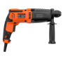 Перфоратор Black&Decker SDS-Plus, 650 Вт, 1.6 Дж, 3 режими, кейс, 3.57 кг (BEHS01)