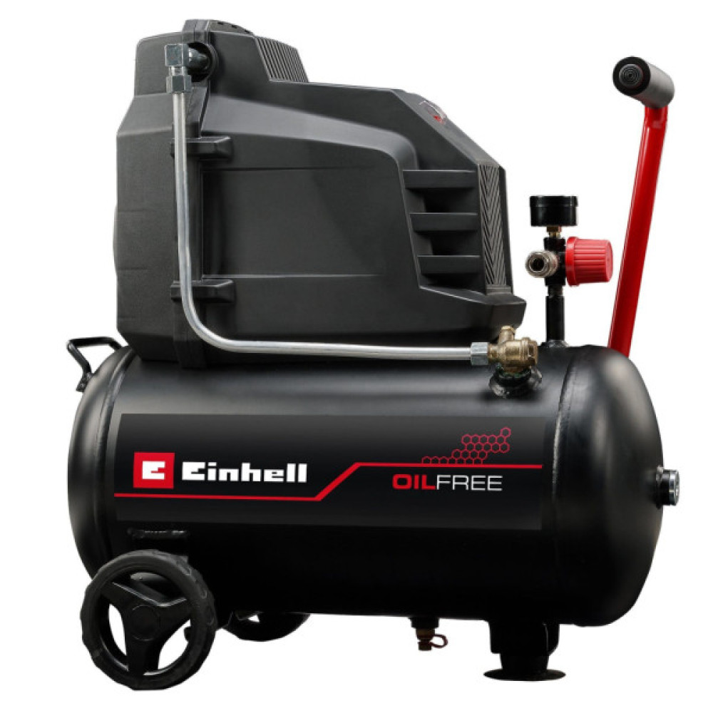 Компресор Einhell TC-AC 190/24/8 I OF, безолійний, 21500 W,25L, 190 l/min, 8 bar, 20.78 kg (4007375)