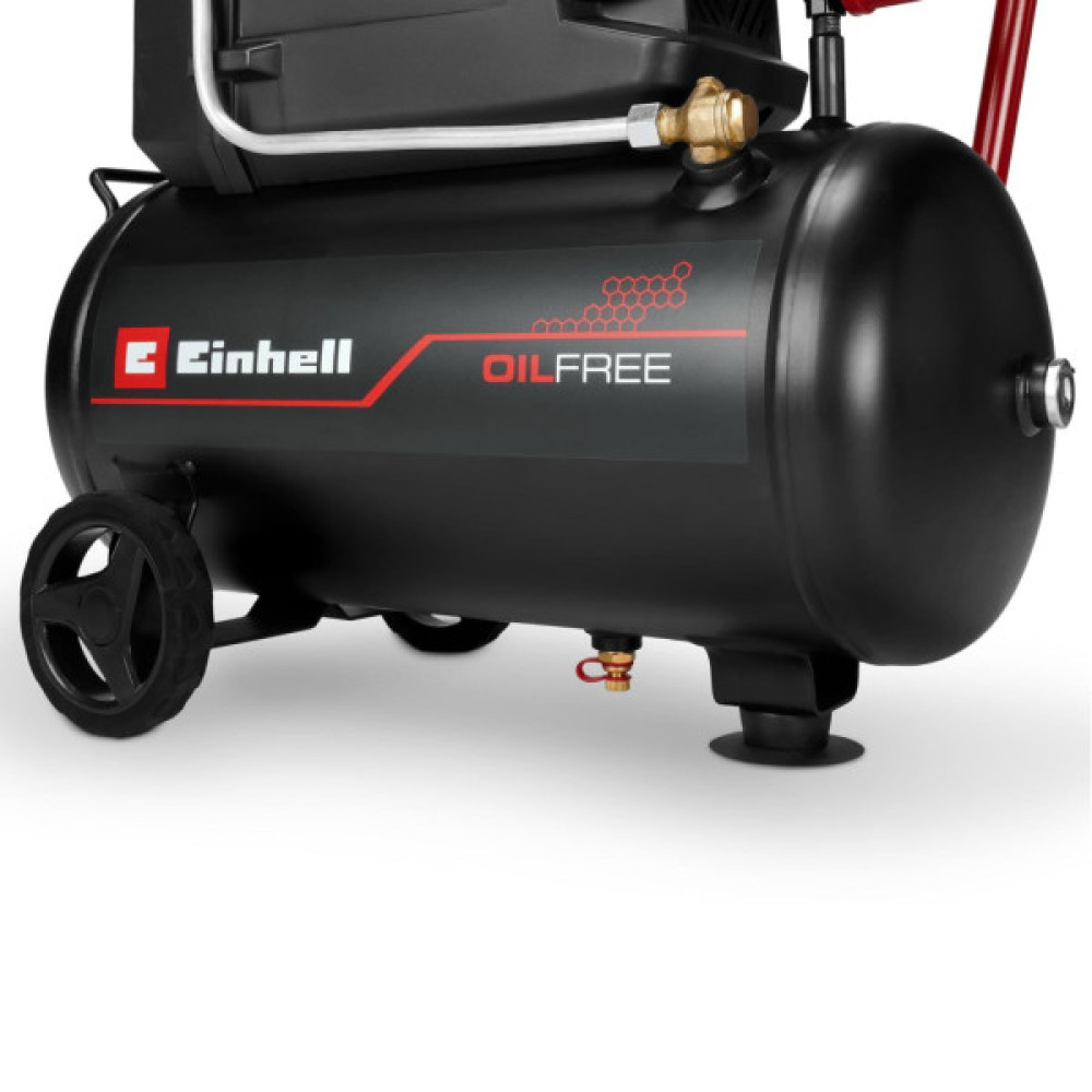 Компресор Einhell TC-AC 190/24/8 I OF, безолійний, 21500 W,25L, 190 l/min, 8 bar, 20.78 kg (4007375)