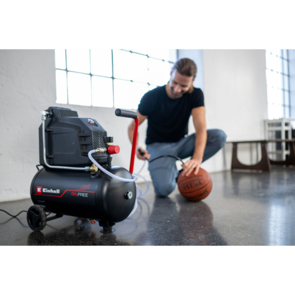 Компресор Einhell TC-AC 190/24/8 I OF, безолійний, 21500 W,25L, 190 l/min, 8 bar, 20.78 kg (4007375)