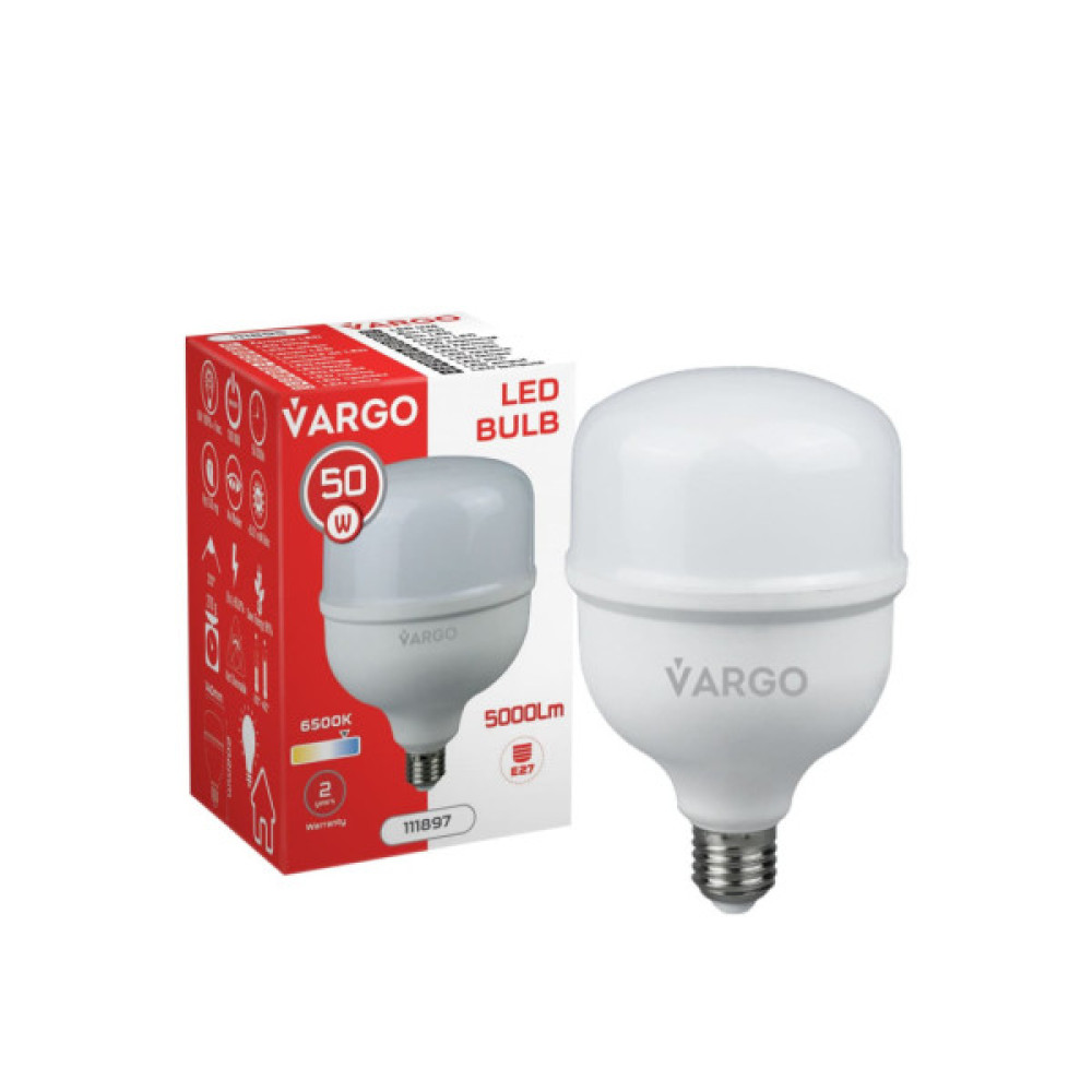 Лампочка VARGO VG-50W E27 6500K