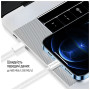 Дата кабель USB-C to USB-C 2.0m (braided cotton) (PD Fast Charging 60W) 3.0А grey ColorWay (CW-CBPDCC068-GR)