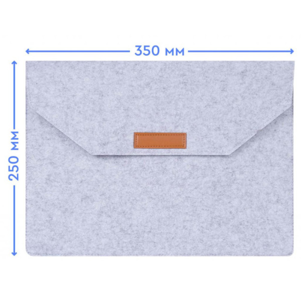 Чохол до ноутбука AirOn 13,3" Premium Grey (4822356710620)