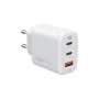Зарядний пристрій Intaleo 65W GAN 2USB-C PD+USB-A QC 3.0 white (1283126559525) Зарядний пристрій Intaleo 65W GAN 2USB-C PD+USB-A QC 3.0 white (1283126559525)