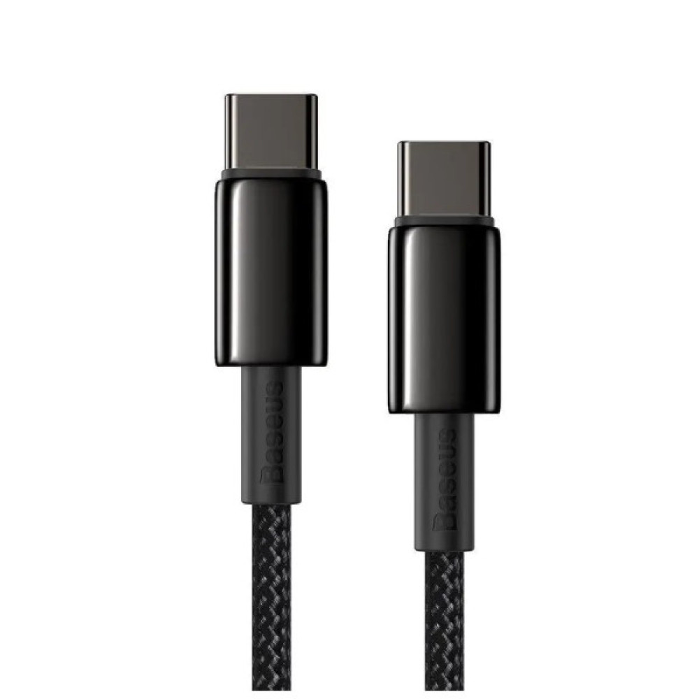 Дата кабель USB-C to USB-C 1.0m 100W black Baseus (CATWJ-01)