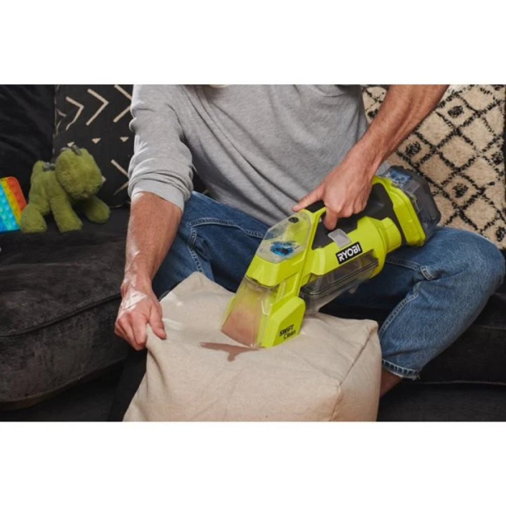 Пилосос акумуляторний миючий Ryobi ONE+ RDC18-0 18В 17Вт контейнер для води чиста/брудна 0.12/0.2л 2.5кг без АКБ та ЗП