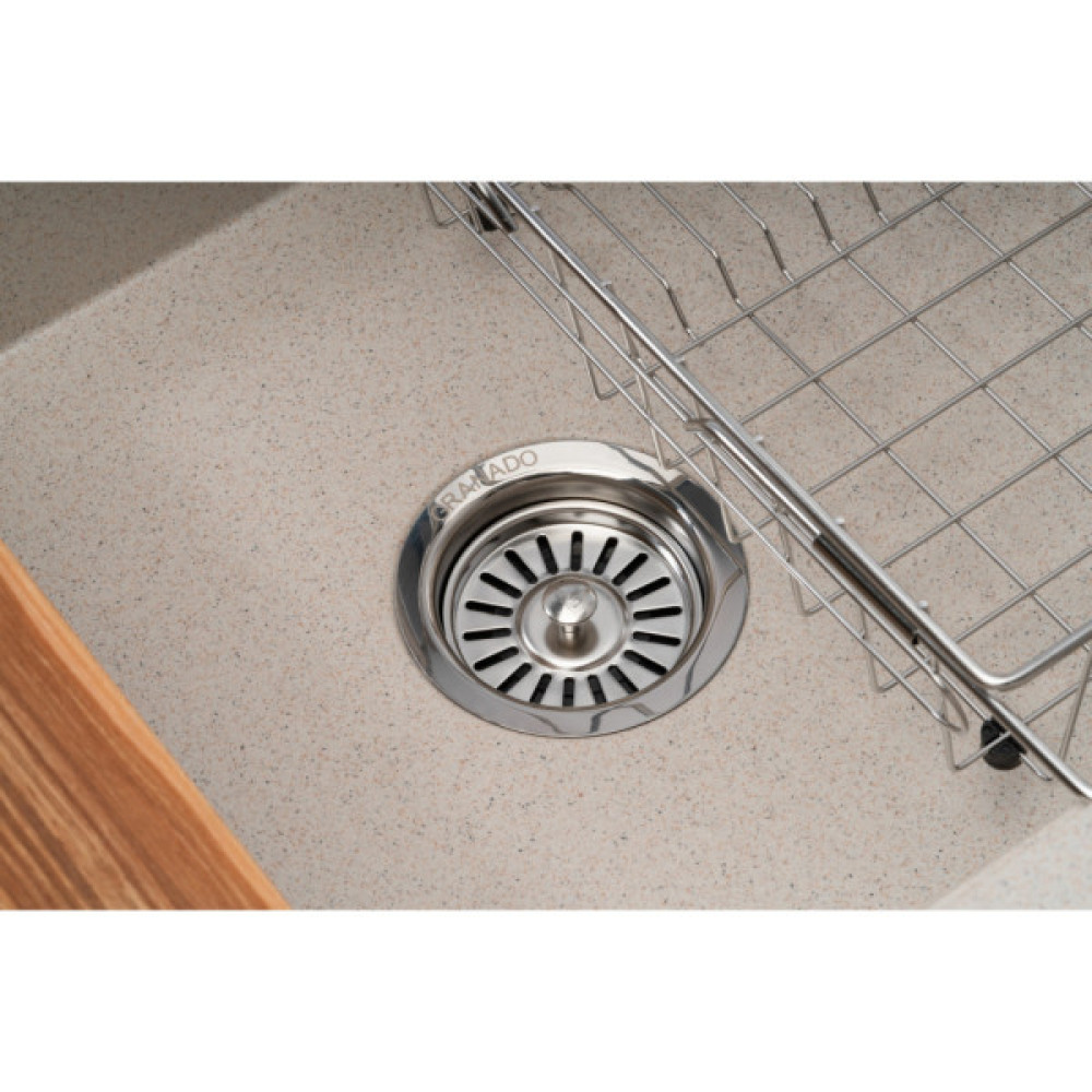 Мийка кухонна GRANADO Royal Estella terra (+ подрібнювач Algar 1000 + змішувач Ferrol inox + дозатор Redondo inox + ко (ksg0303)