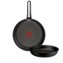 Набір посуду Tefal Ingenio Excellence+, 3 предмети, чорний (P0009553)