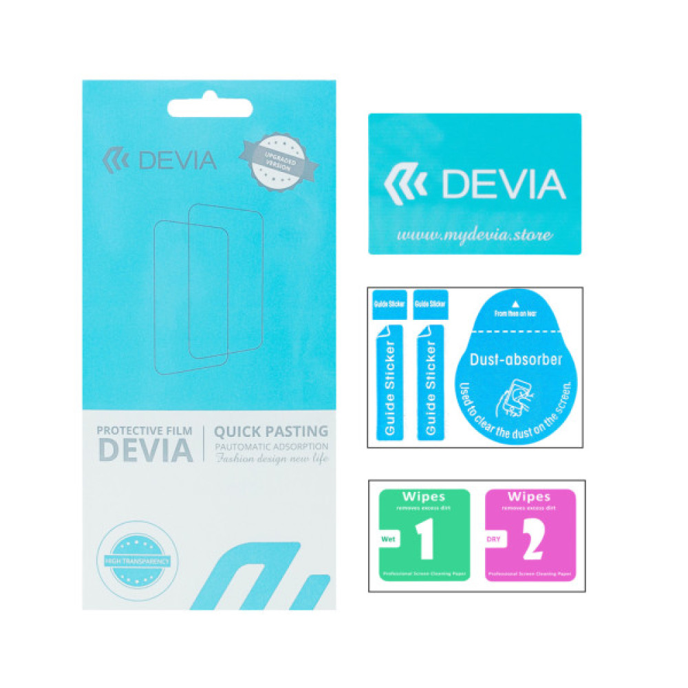 Плівка захисна Devia Hydrogel Moto G60 (DV-MOT-G60)