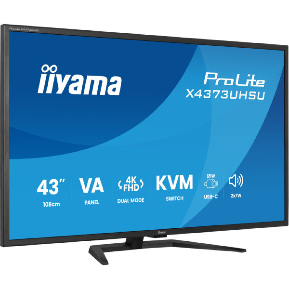 Монітор iiyama X4373UHSU-B2