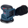Шліфмашина ексцентрикова акумуляторна Bosch Professional GEX 185-LI 18В 125мм 6000-10000об·хв 0.93кг без АКБ та ЗП