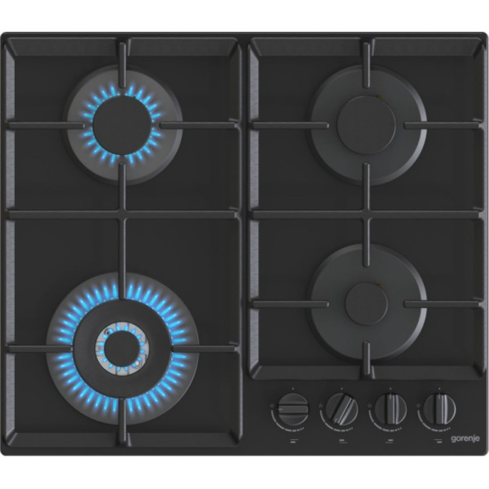 Комплект Gorenje (духовка електрична BO6735E05B + поверхня газова на склі GTW641EB), 743549, чорн