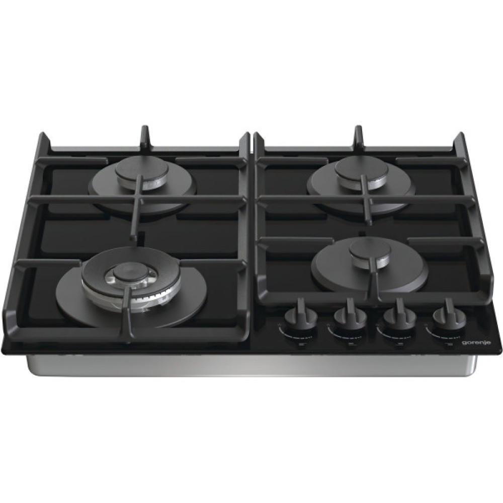 Комплект Gorenje (духовка електрична BO6735E05B + поверхня газова на склі GTW641EB), 743549, чорн