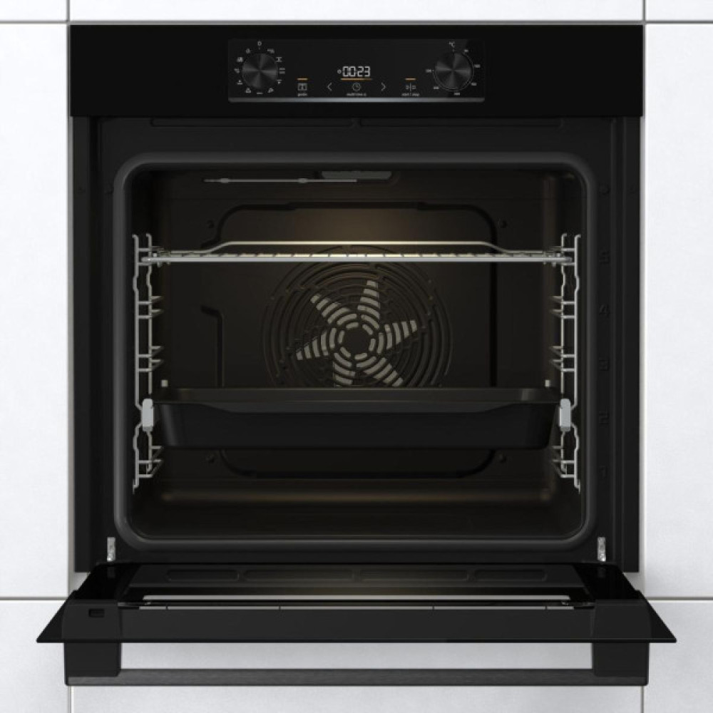 Комплект Gorenje (духовка електрична BO6735E05B + поверхня газова на склі GTW641EB), 743549, чорн