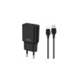 Зарядний пристрій XO L92C (2USB/2.4A) + USB - MicroUSB Чорний (XO-L92C-M) Зарядний пристрій XO L92C (2USB/2.4A) + USB - MicroUSB Чорний (XO-L92C-M)