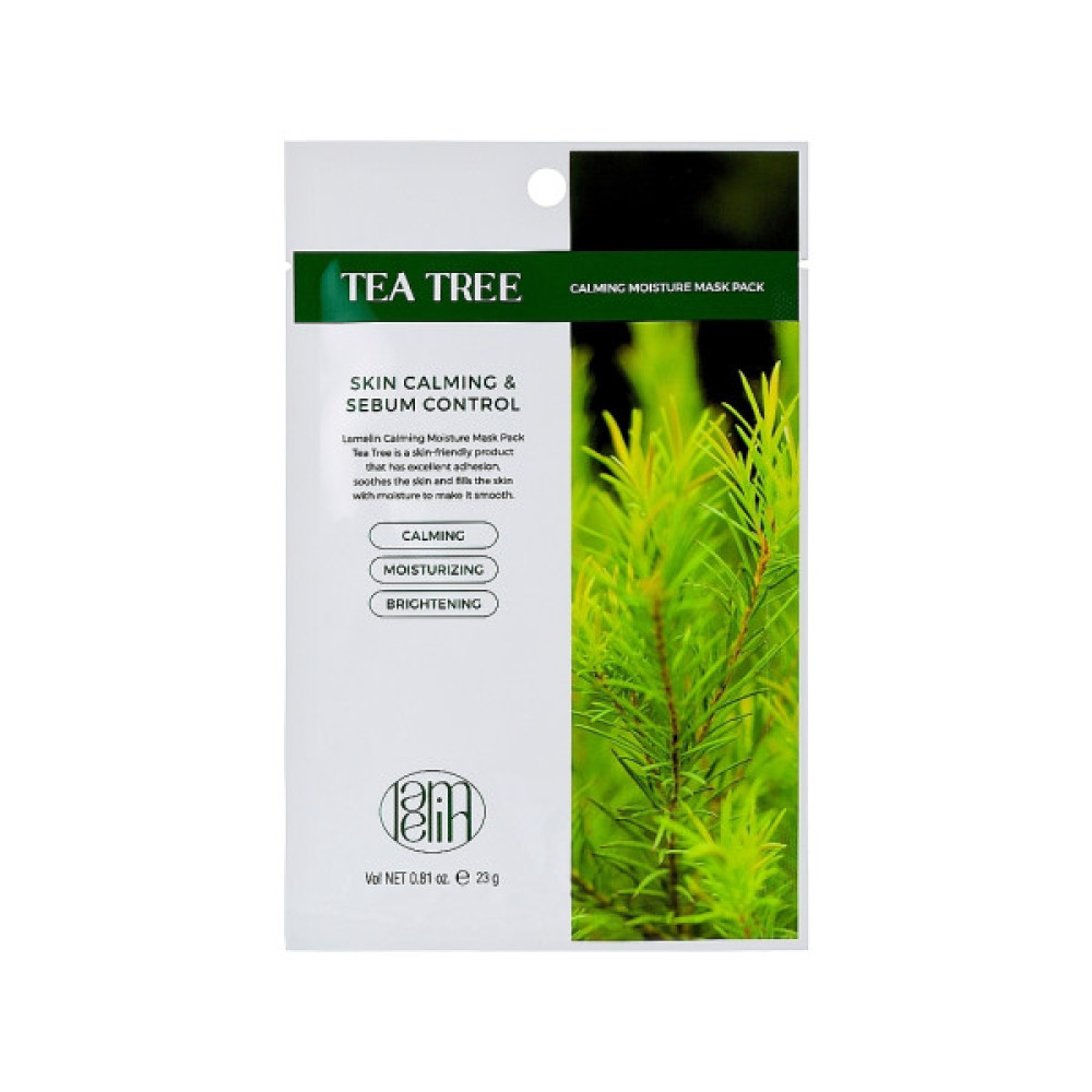 Маска для обличчя Lamelin Тканинна Tea Tree 23 г (8809733214683)
