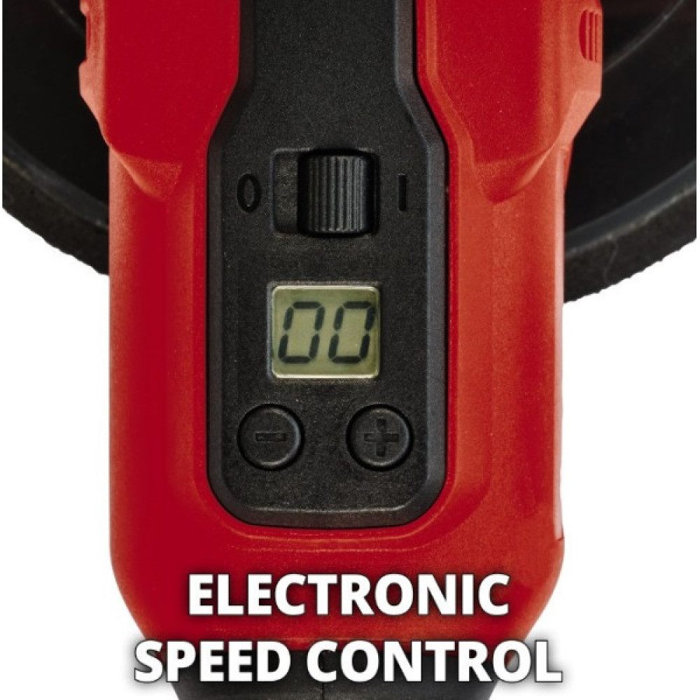 Шліфмашина полірувальна акумуляторна Einhell CE-CP 18/180 LI E - Solo 18В 180мм 500-3000об/хв 1.48кг без АКБ та ЗП