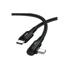 Дата кабель USB-C to USB-C 2.0m 100W 90° corner black Essager (EXCTT1-CGWTA01)