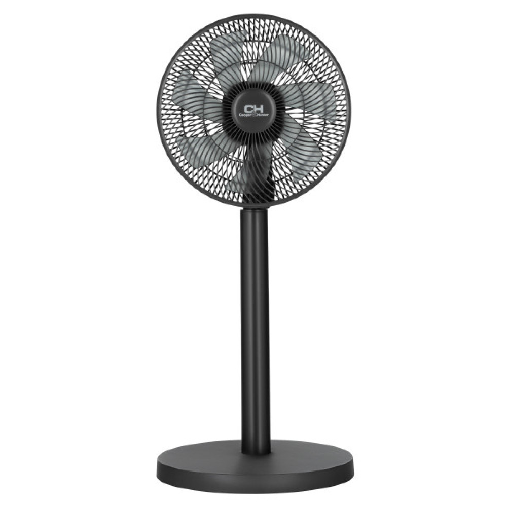 Вентилятор Cooper&Hunter CH-RFF1270RT підлоговий, 32см, 18Вт, пульт ДУ, висота 80-100см, Bluetooth кер-ня, сірий