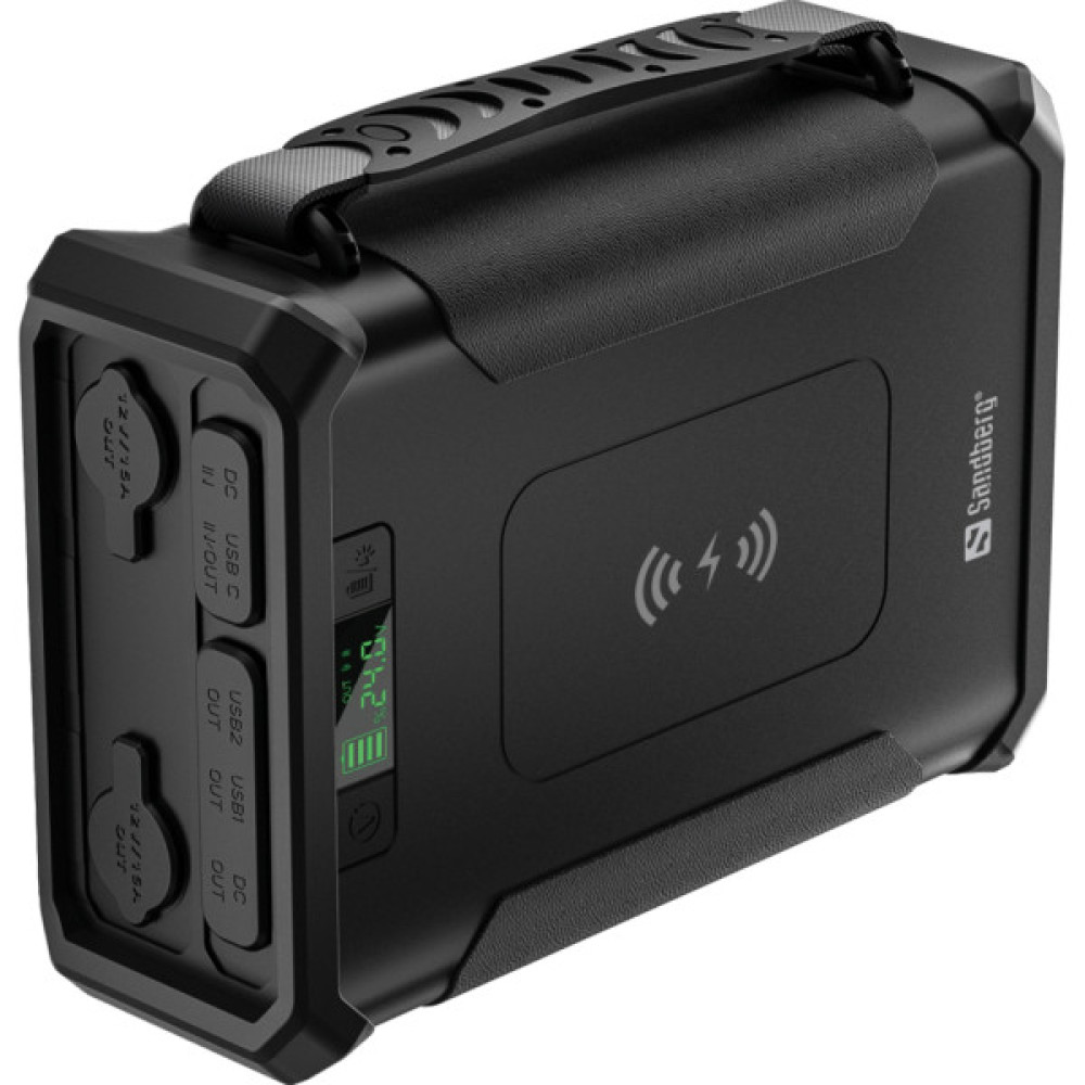 Батарея універсальна Sandberg 96000mAh, Survivor, DC/84W, PD/60W, Cigar Lighter 180W, Wireless, LiFePo4 (420-78)