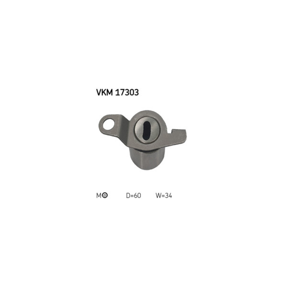 Ролик натягувача ременя SKF VKM 17303