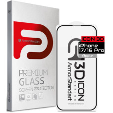 Скло захисне Armorstandart Icon 3D Apple iPhone 17 / 16 Pro (ARM86213) Скло захисне Armorstandart Icon 3D Apple iPhone 17 / 16 Pro (ARM86213)