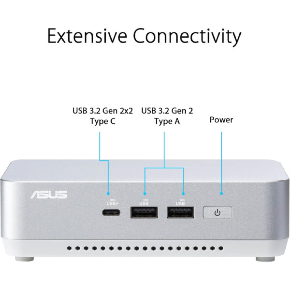 Комп'ютер ASUS NUC 14 Pro+ RNUC14RVSU700002I Kit(L6) / Ultra 7 155H, M.2 22x80 NVMe; 22x42 NVMe (90AR0051-M000A0)