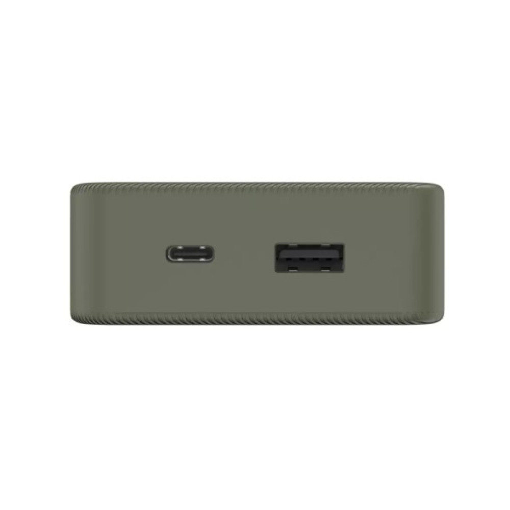 Батарея універсальна Hama 20000mAh, 15W/5V/3A, USB-C, USB-A, green (00201716)
