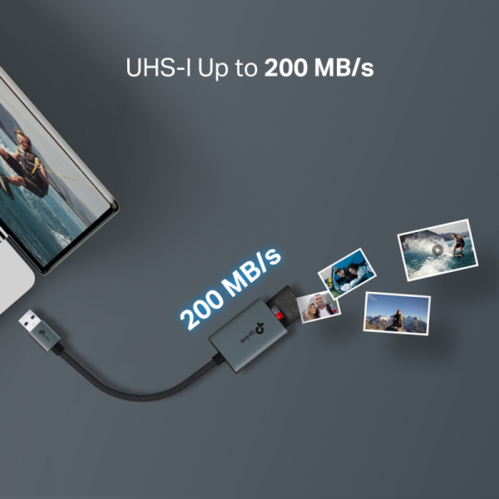 USB-Концентратор TP-Link UA430 1xSD, 1x-microSD, USB TypeA